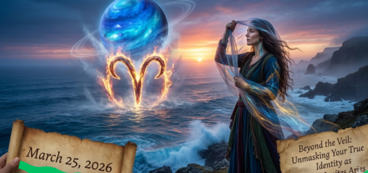Beyond the Veil: Unmasking Your True Identity as Neptune Ignites Aries (March 25, 2026)