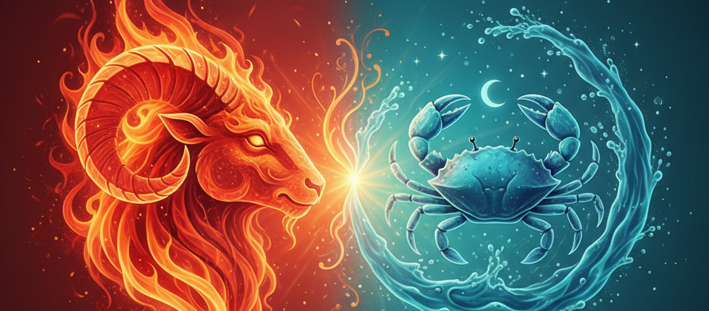 Aries Fire Meets Cancer Comfort: Nurturing Your Bold New Beginnings This Evening for Sustainable Growth
