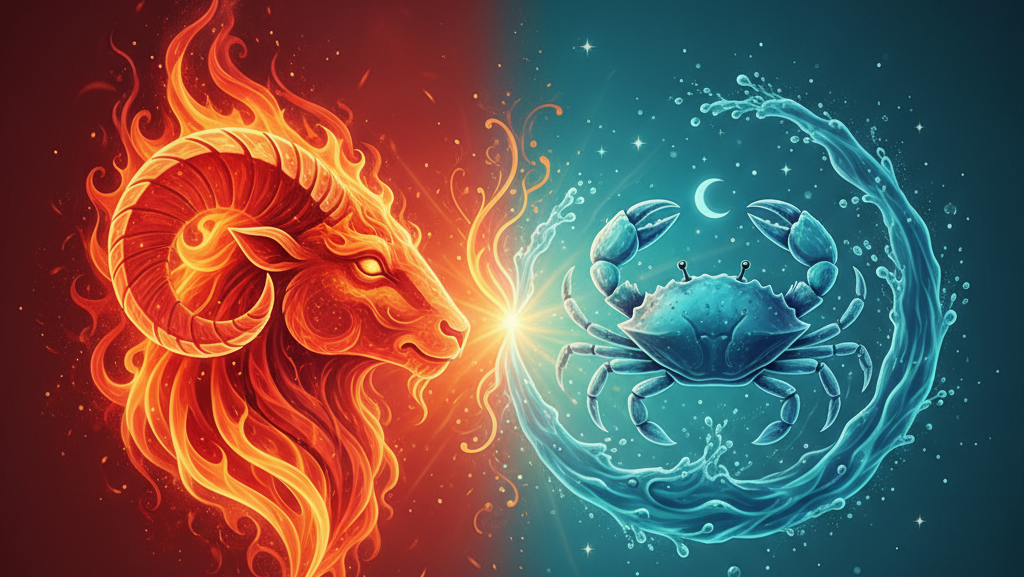Aries Fire Meets Cancer Comfort: Nurturing Your Bold New Beginnings This Evening for Sustainable Growth