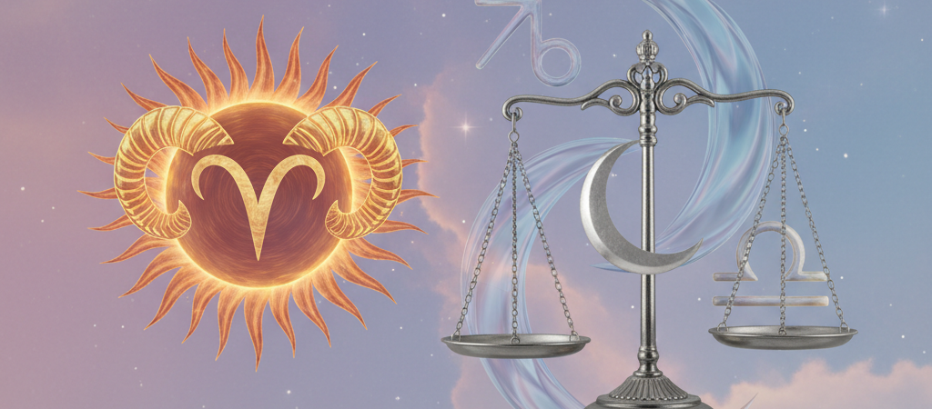 Balance Your Heart and Mind During Aries Sun Libra Moon