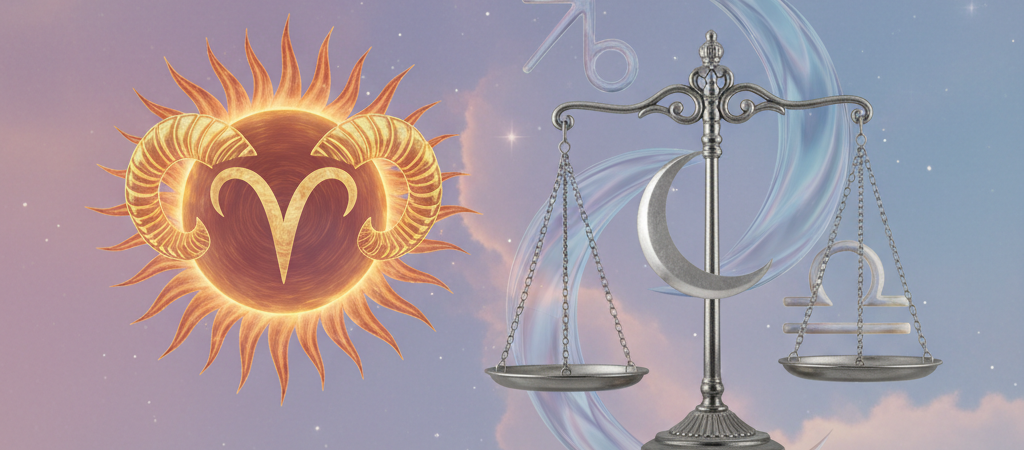 Balance Your Heart and Mind During Aries Sun Libra Moon
