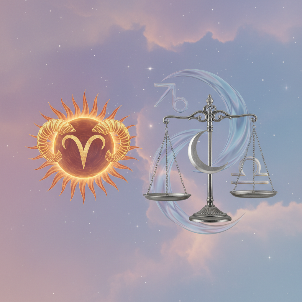 Balance Your Heart and Mind During Aries Sun Libra Moon