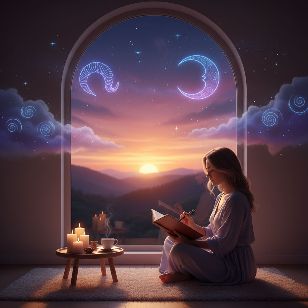 Ground Your Vision: Neptune in Aries & Cancer Moon Evening Rituals