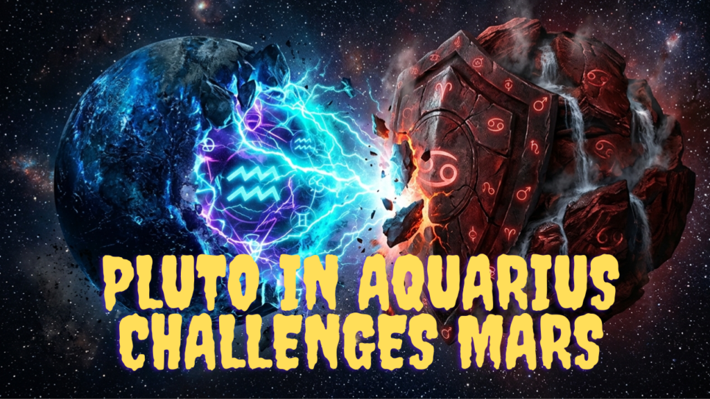 Pluto in Aquarius Challenges Mars in Cancer Emotional Armor
