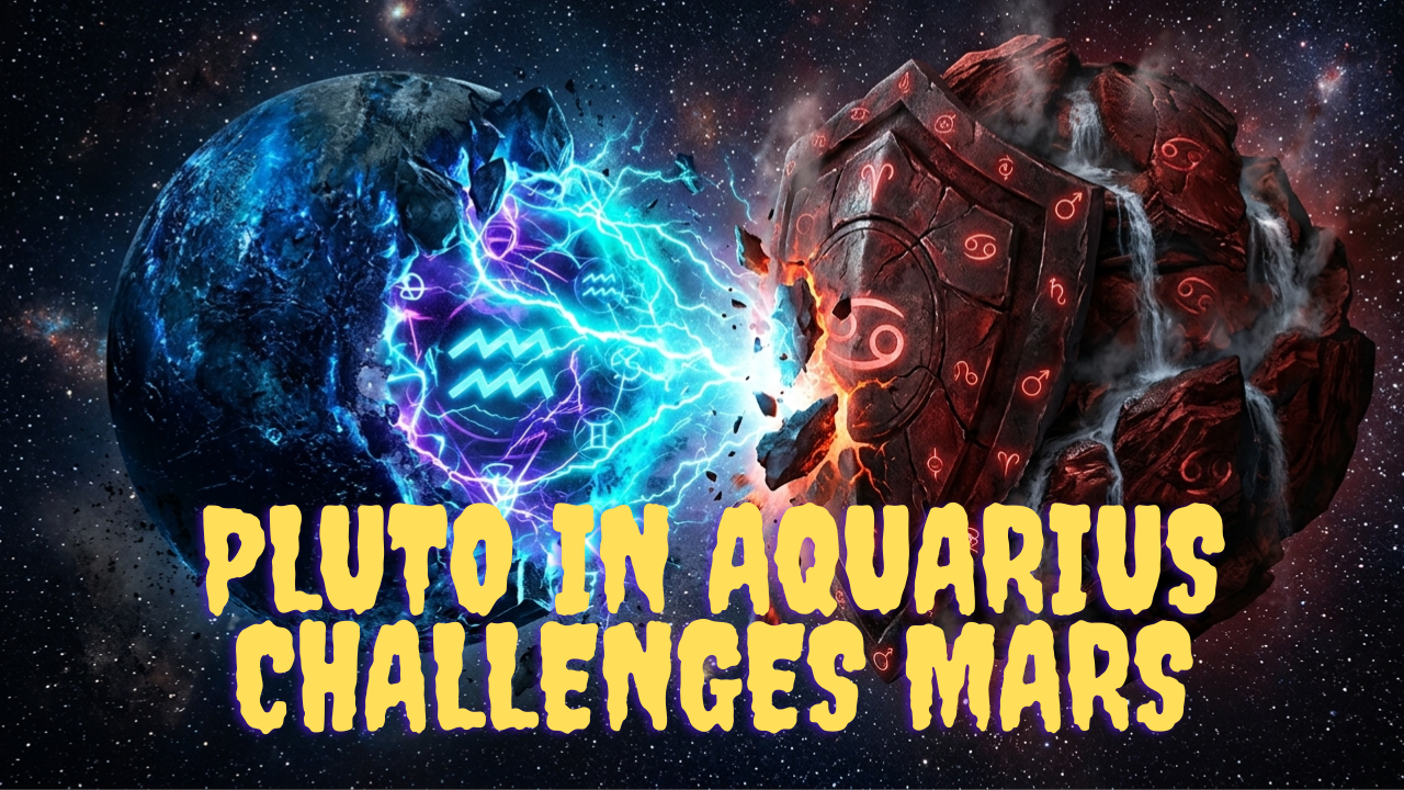 Pluto in Aquarius Challenges Mars in Cancer Emotional Armor