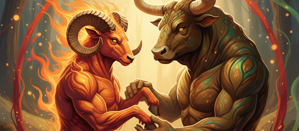 Aries Passion Venus in Taurus Lasting Love