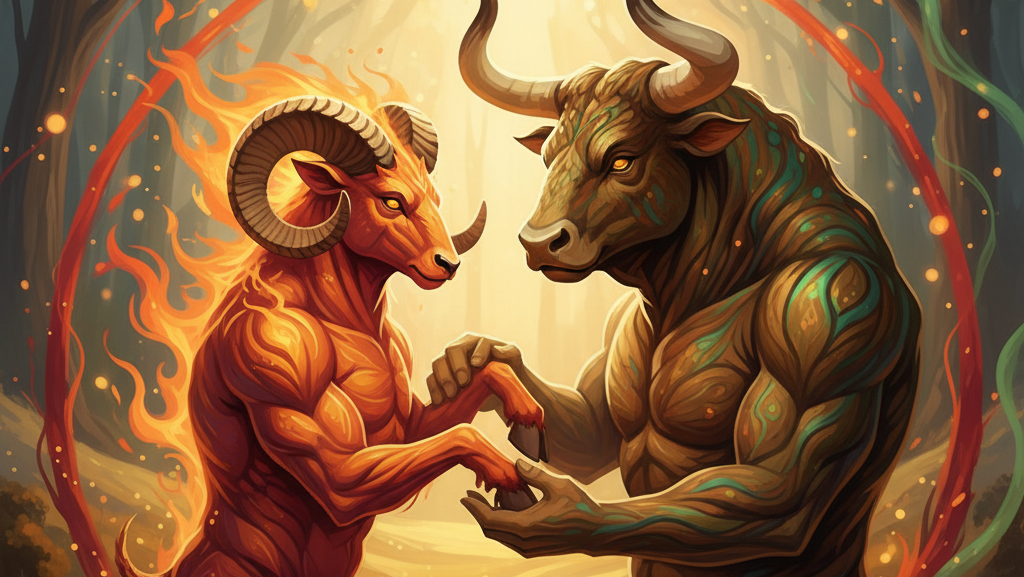 Aries Passion Venus in Taurus Lasting Love